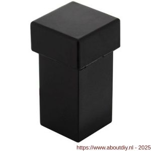 Intersteel Living 4421 deurstop vierkant 56x30x30 mm universele montage zwart - A26009197 - afbeelding 1
