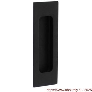 Intersteel Living 4476 schuifdeurkom rechthoekig 120x40 mm verdekt zwart - A26008310 - afbeelding 1