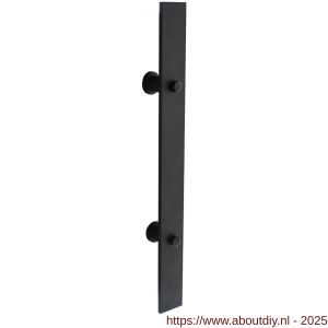 Intersteel Living 4501 deurgreep plat 400x40 mm voor schuifdeur mat zwart - A26007751 - afbeelding 1