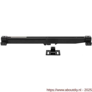 Intersteel Living 4501 sluitvertrager 3.0 railmontage universeel voor schuifdeursysteem zwart - A26009199 - afbeelding 1