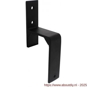 Intersteel Living 4501 set van 5 wandsteunen voor parallel geplaatste schuifdeuren mat zwart - A26008322 - afbeelding 1