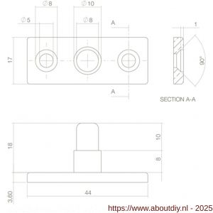 Intersteel 5615 stelpen zwart - A26003859 - afbeelding 2