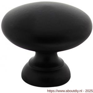 Intersteel Living 8478 meubelknop Paddenstoel diameter 40 mm zwart - A26009217 - afbeelding 1