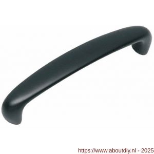 Intersteel Living 8753 meubelgreep met bolle voet 128 mm zwart - A26004408 - afbeelding 1