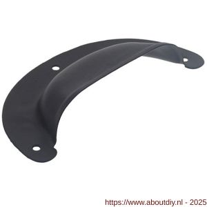 Intersteel Living 8810 schelpgreep komgreep geperst 96x43 mm zwart - A26007804 - afbeelding 1