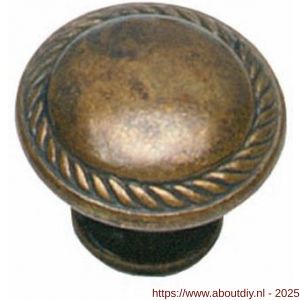 Intersteel 8480 knop rond-kabel 25 mm antiek - A26004158 - afbeelding 1