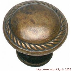 Intersteel 8480 meubelknop rond-kabel diameter 30 mm antiek - A26004159 - afbeelding 1