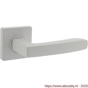 Intersteel Living 1712 deurkruk Minos op rozet verdekt 55x55x10 mm met nokken wit - A26009234 - afbeelding 1