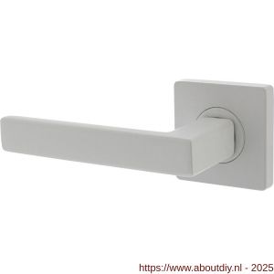 Intersteel 1713 deurkruk gatdeel links Hera op rozet verdekt 55x55x10 mm met nokken wit - A26009239 - afbeelding 1