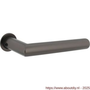 Intersteel 0920 deurkruk gatdeel Jura met rozet zelfklevend diameter 30x3 mm antraciet grijs - A26010349 - afbeelding 1