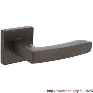 Intersteel Living 1712 deurkruk Minos op rozet verdekt 55x55x10 mm met nokken antraciet grijs - A26009991 - afbeelding 1
