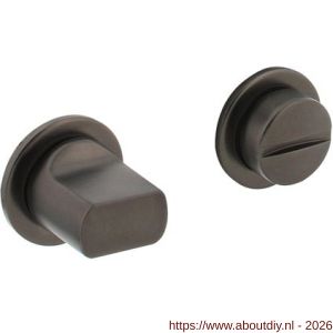 Intersteel Living 3438 WC-sluiting zelfklevend diameter 30x3 mm met stift 8x8 mm antraciet grijs - A26010439 - afbeelding 1