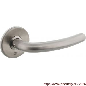Intersteel Living 0568 deurkruk Sabel diameter 16 mm op rozet verdekt diameter 53x5 mm RVS - A26000460 - afbeelding 1