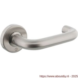 Intersteel 0573 deurkruk gatdeel Bern op rozet verdekt diameter 53x10 mm RVS - A26000743 - afbeelding 1