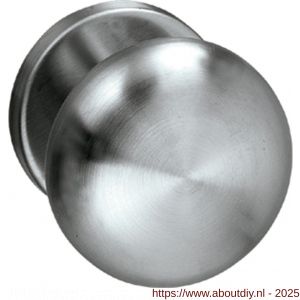 Intersteel 0610 deurkruk gatdeel Paddenstoel RVS - A26001457 - afbeelding 1