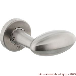 Intersteel 0613 deurkruk gatdeel Golfclub op rozet verdekt diameter 53x10 mm RVS - A26000757 - afbeelding 1