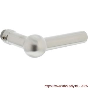 Intersteel 0632 deurkruk gatdeel L-model bol RVS - A26001484 - afbeelding 1