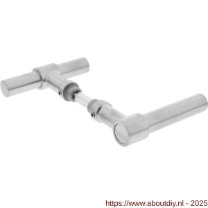 Intersteel 0671 deurkruk L/T recht RVS - A26005312 - afbeelding 1