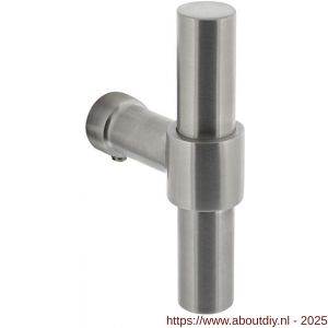 Intersteel 0671 deurkruk gatdeel T-model recht RVS - A26005313 - afbeelding 1