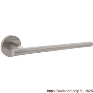 Intersteel 0719 deurkruk gatdeel rechts Shiraat by Grand en Johnson op rozet verdekt diameter 55x8 mm RVS - A26011291 - afbeelding 1