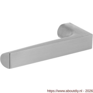 Intersteel 0722 deurkruk gatdeel links Moors nummer 1 met rozet verdekt 50x50x5 mm met nokken RVS - A26005393 - afbeelding 1