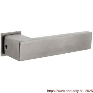 Intersteel Living 0922 deurkruk Amsterdam met rozet zelfklevend 30x30x3 mm RVS - A26010454 - afbeelding 1