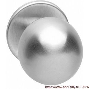 Intersteel 2165 knop bol vast op rozet 4 mm verdekt RVS - A26000997 - afbeelding 1
