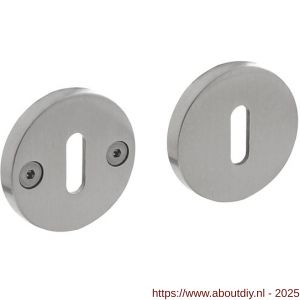 Intersteel 3175 sleutelrozetten éénzijdig verdekt diameter 55x8 mm met nokken diameter 8 mm RVS - A26011380 - afbeelding 1