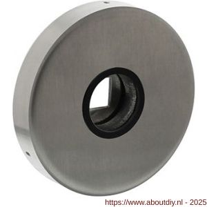 Intersteel 3405 rozetten massief verdekt diameter 53x10 mm met nokken en 2-weg veerconstructie RVS - A26008553 - afbeelding 1