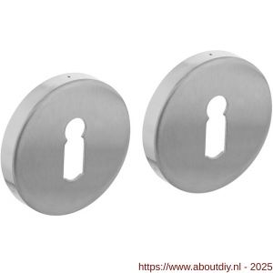 Intersteel Essentials 3410 sleutelrozetten verdekt diameter 53x9 mm RVS - A26011081 - afbeelding 1