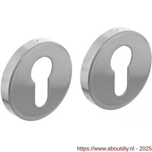 Intersteel Essentials 3410 cilinderrozetten verdekt diameter 53x9 mm RVS - A26011082 - afbeelding 1
