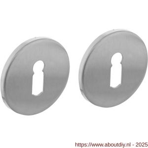 Intersteel Essentials 3413 sleutelrozetten verdekt diameter 53x5 mm RVS - A26011083 - afbeelding 1