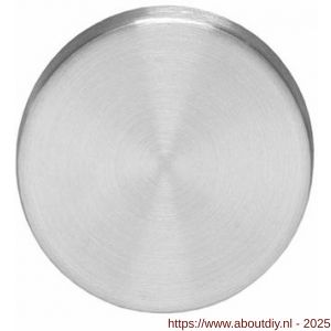 Intersteel 3464 afdekrozet verdekt diameter 55x8 mm met nokken RVS circulair geborsteld - A26002297 - afbeelding 1