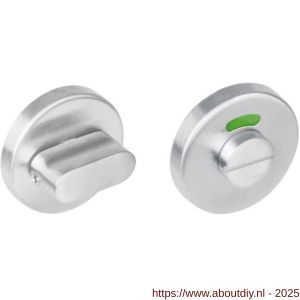 Intersteel 3512 WC-sluiting verdekt diameter 53x8 mm met nokken en stift 7x7 mm RVS - A26002769 - afbeelding 1