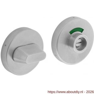 Intersteel 3595 WC-sluiting verdekt diameter 53x10 mm stiftbediening met stift 8x8 mm RVS - A26002757 - afbeelding 1