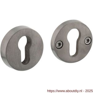Intersteel 3752 SKG3 veiligheidsrozetten rond diameter 52x12 mm profielcilindergat RVS - A26007698 - afbeelding 1