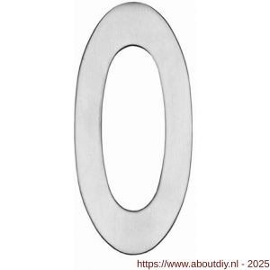 Intersteel Essentials 4020 huisnummer 0 150 mm RVS - A26002183 - afbeelding 1