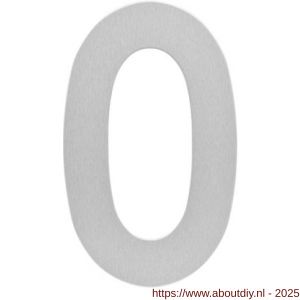Intersteel Essentials 4020 huisnummer 0 150x2 mm RVS - A26002157 - afbeelding 1