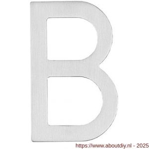 Intersteel Essentials 4026 huisletter B 100 mm RVS - A26002209 - afbeelding 1