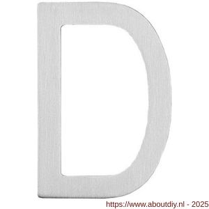 Intersteel Essentials 4026 huisletter D 100 mm RVS - A26002211 - afbeelding 1
