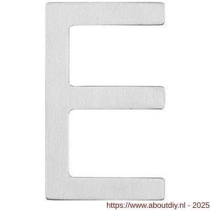 Intersteel Essentials 4026 huisletter E 100 mm RVS - A26002212 - afbeelding 1