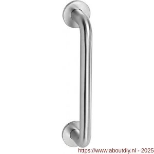 Intersteel Living 4321 deurgreep U-vorm 252x62x19 mm op rozetten diameter 45 mm RVS - A26001997 - afbeelding 1