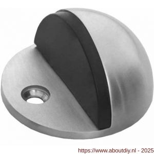 Intersteel Essentials 4420 deurstop bolrond diameter 43x25 mm vloermontage RVS - A26000986 - afbeelding 1