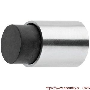 Intersteel Essentials 4421 deurstop diameter 22x33 mm wandmontage RVS - A26007391 - afbeelding 1