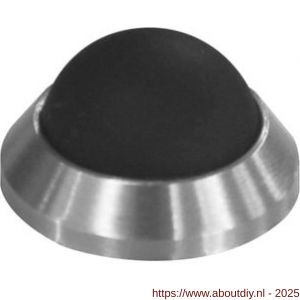 Intersteel Essentials 4421 deurstop bol diameter 20x10 mm wandmontage RVS - A26006161 - afbeelding 1