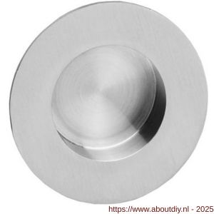 Intersteel Essentials 4476 schuifdeurkom rond diameter 34x55 mm verdekt RVS - A26007659 - afbeelding 1
