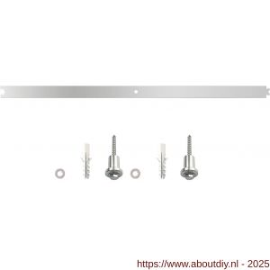 Intersteel Living 4501 tussenrail 90 cm voor schuifdeursysteem inclusief bevestigingsset roestvast staal - A26008789 - afbeelding 1