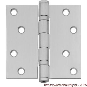 Intersteel Essentials 4625 kogellagerscharnier recht 3.5 inch 89x89x2.5 mm RVS - A26007205 - afbeelding 1