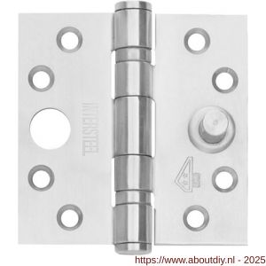 Intersteel Essentials 4625 SKG3 Kogellagerscharnieren 3.5 inch inch recht 89x89x3 mm RVS - A26007207 - afbeelding 1
