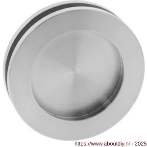 Intersteel Essentials 4760 schuifdeurkom voor glasdeur diameter 55/79 mm RVS - A26003356 - afbeelding 1